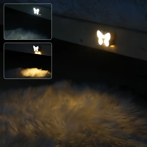 Butterfly led light with motion sensor