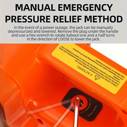 Dinshare Electric Car Jack 5Ton 12V Kit Car Jack Hydraulic(Lifting Range: 15.49-44.96 cm) with Inflator Electric Jack for Car SUV Sedan MPV Change Tires Garage Repair Emergency Kit
