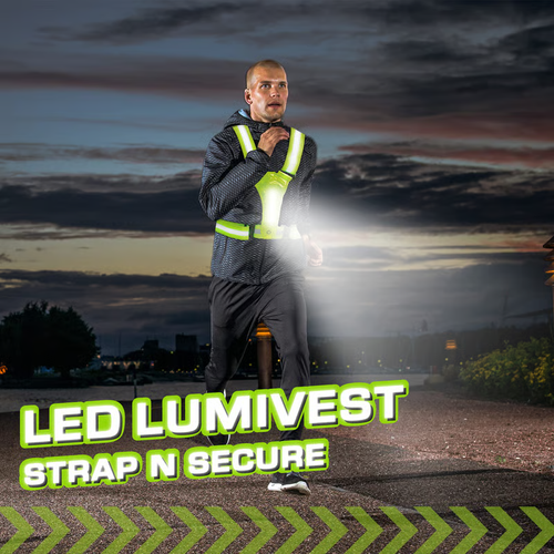 LED Reflective Vest Running Gear