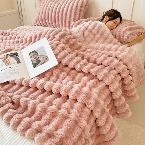 🔥Popular soft plush nap blanket