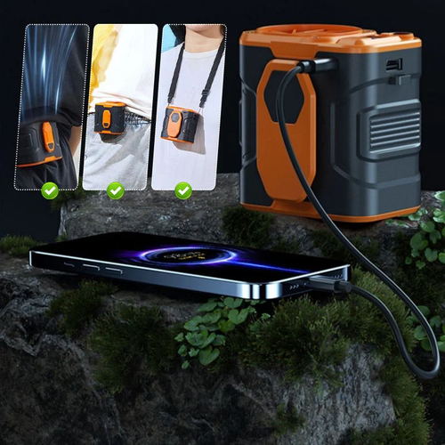 🌞Summer essential items🌪️Portable Super Cooling Waist Hanging Fan