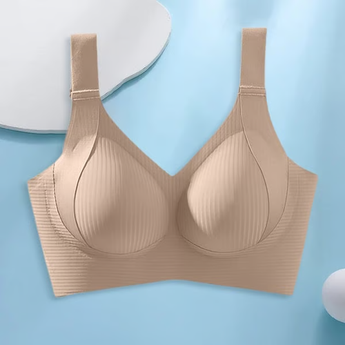🔥Women's Ribbed Push Up Adjustable Wireless Bra