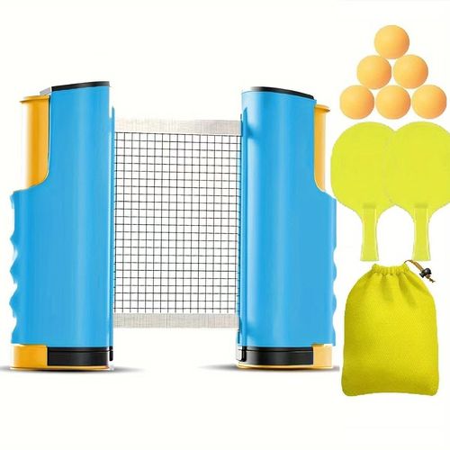 Sports equipment accessories - Portable table tennis net extension bracket color box set portable net post table tennis racket combination