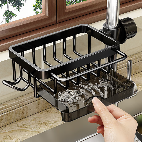 Kitchen Sink Faucet Organizer（silver version）