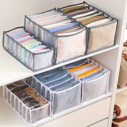 Expandable Closet Tension Shelf Storage Rack for Wardrobe, Kitchen, Bathroom