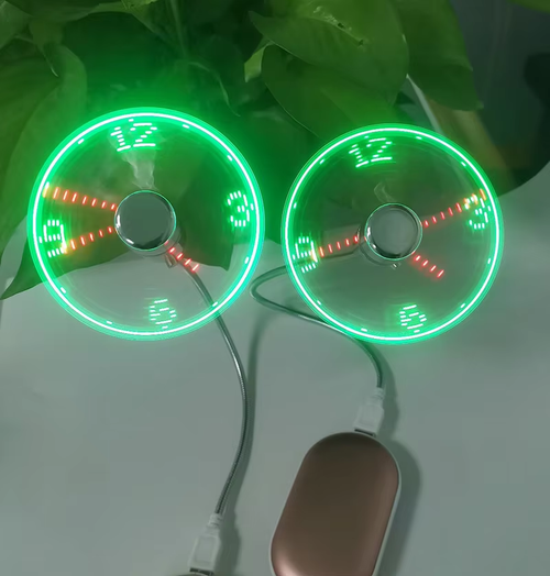 Creative Fan Clock with Healthy Temperature Management Portable 3in1 Desktop Display Fan Electronic Luminous USB Smart Clock Fan Mobile Plug