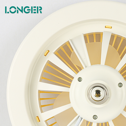 Fancy Decorative Fan Ceiling Light Ceiling Fan 220V 12W Iron+PVC Ceiling Fan With Light for Living Room