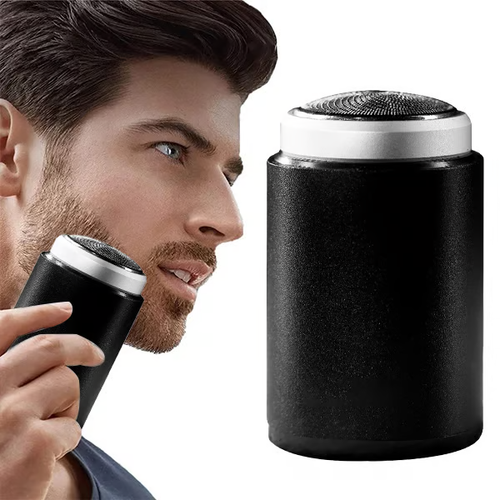 Portable Rechargeable Shaver LED Power Display Mini Steel Cannon Shaver Beard Cutter Triple Blade Body With USB Power Supply