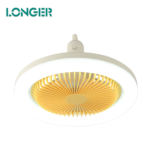 Fancy Decorative Fan Ceiling Light Ceiling Fan 220V 12W Iron+PVC Ceiling Fan With Light for Living Room