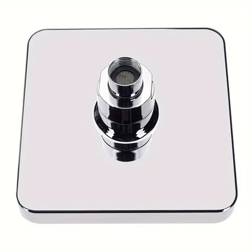 7 Colors Change Automatically ColorFlow 8in LED Rain Shower Head with 360° Rotation