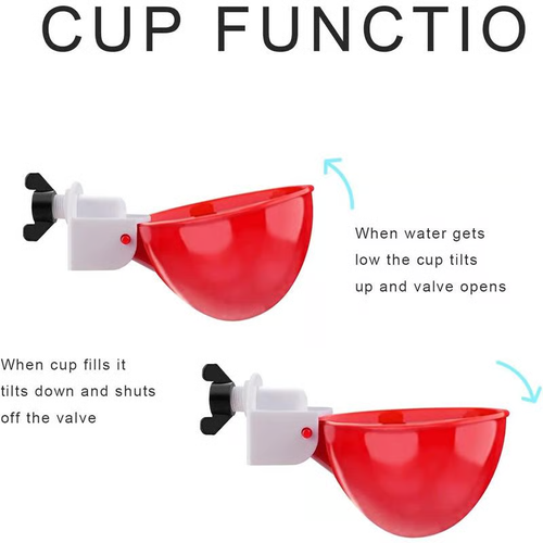 🔥Buy 3 get 3 free (6 PCS)🔥Chicken Waterer Cups, Automatic Chicken Watering System