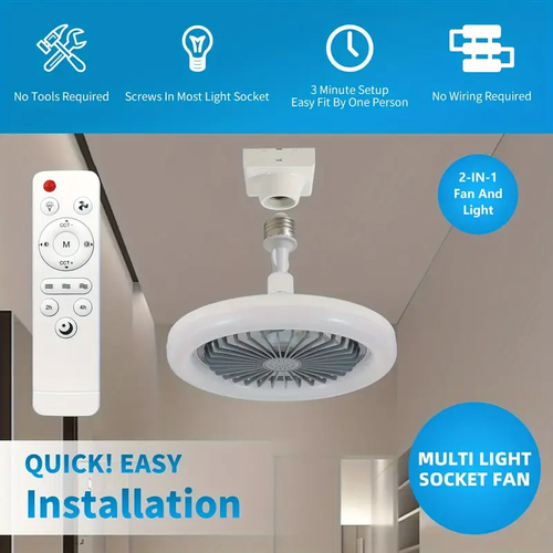 Fancy Decorative Fan Ceiling Light Ceiling Fan 220V 12W Iron+PVC Ceiling Fan With Light for Living Room