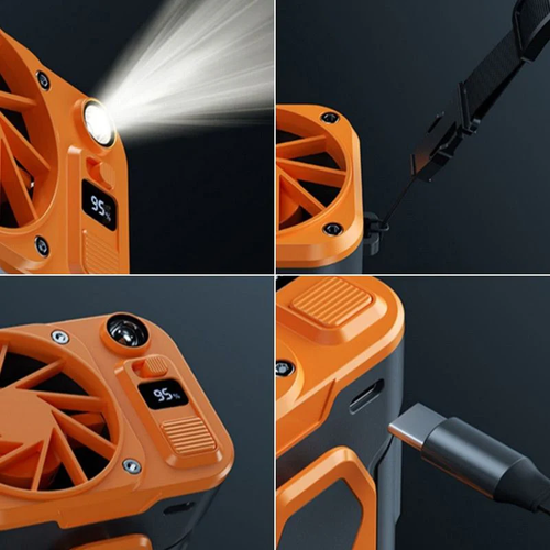 🌞Summer essential items🌪️Portable Super Cooling Waist Hanging Fan