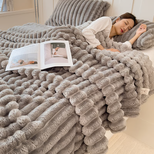 🔥Popular soft plush nap blanket