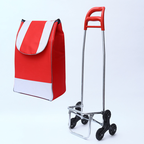 Pantry shopping cart - portable shopping cart - hand pull handle - foldable handle - portable outdoor camper - household small cart