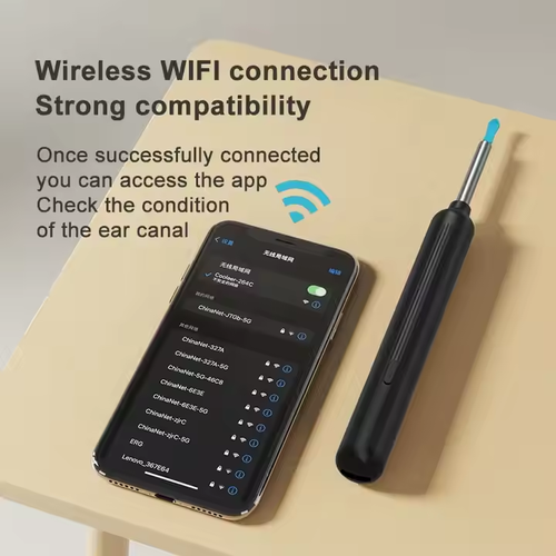Visual Ear Cleaning Spoon - Smart WIFI-connected Ear Cleaning Device - Ideal Household Ear Cleaning Tool - Ear Cleaning Spoon