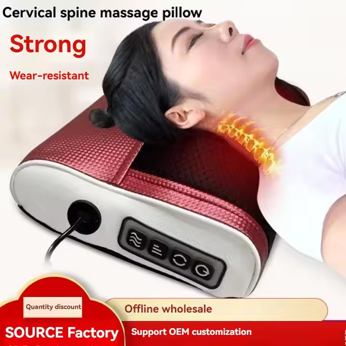 Cervical Massager Multifunctional Waist Neck Back Massager Simulation Kneading Car Massage Pillow
