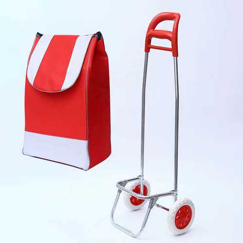 Pantry shopping cart - portable shopping cart - hand pull handle - foldable handle - portable outdoor camper - household small cart