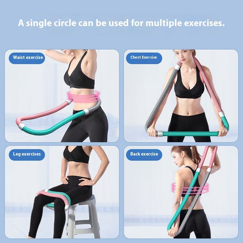 Spring hula hoop soft abdominal slimming weight loss without hurting the waist, thin belly, reduce belly and beautify waist, indoor and outdoor fitness equipment