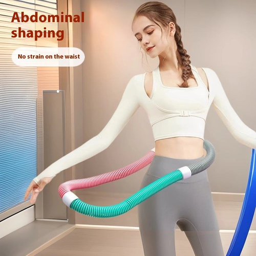 Spring hula hoop soft abdominal slimming weight loss without hurting the waist, thin belly, reduce belly and beautify waist, indoor and outdoor fitness equipment