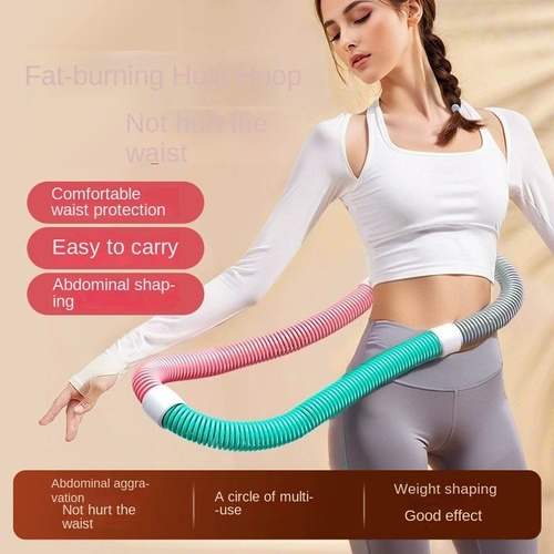 Spring hula hoop soft abdominal slimming weight loss without hurting the waist, thin belly, reduce belly and beautify waist, indoor and outdoor fitness equipment