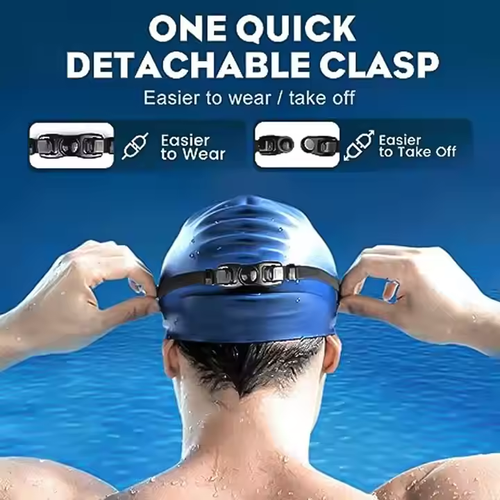 Swimming goggles HD waterproof and anti-fog professional men's and women's adult one-piece earplugs