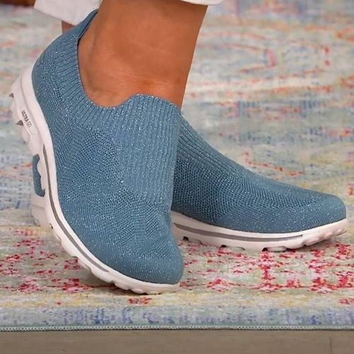Sparkle Breathable Slip-On  Orthopedic Diabetic Walking Shoes