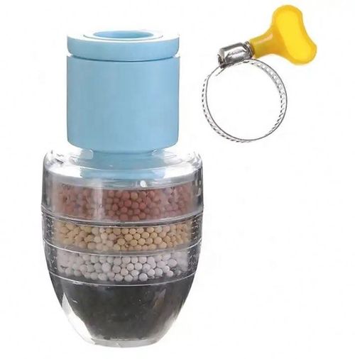 6-layers Water Filter Tap Purifier Medical Stone Coconut Charcoal Nozzle for Faucet Kitchen Accessory Mixer Aerator Bathroom