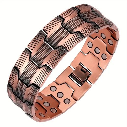 💥Copper magnetic bracelet--Relieve fatigue and promoteblood circulation