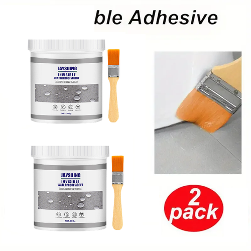 2025 Upgraded  🔥Hot Sale🔥 2pack Waterproof Transparent Wall Accessories Polyurethane Glue With Brush