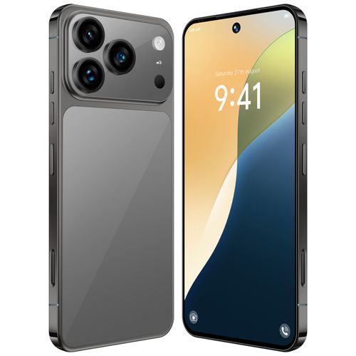 i17 Pro Max Smartphone ,8GB RAM 256GB ROM, Android,7.3'',Dual SIM,Mobile phones,Google Play Store,24+48MP,6800mAh