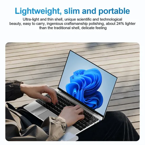 2025 Laptop Computer Windows 11 Notebook 14.1 Inch Intel Celeron N4000 6GB 512GB 1920*1080 Resolution Office Study PC computer