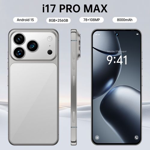 i17 Pro Max Smartphone ,8GB RAM 256GB ROM, Android,7.3'',Dual SIM,Mobile phones,Google Play Store,24+48MP,6800mAh