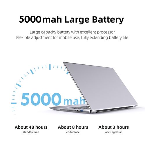 2025 Laptop Computer Windows 11 Notebook 14.1 Inch Intel Celeron N4000 6GB 512GB 1920*1080 Resolution Office Study PC computer