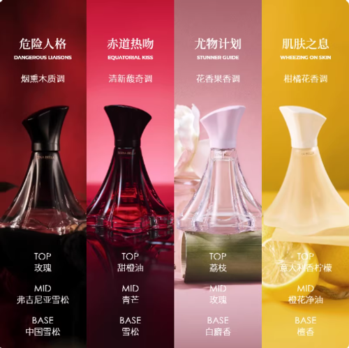 SC姍那貝拉裙下之臣小眾香水女士正品持久淡香高級禮盒生日禮物