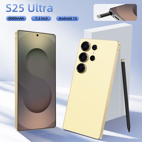 S25 Ultra+ Android 16+1T Smartphone with 7.3-inch Large Screen, Google Play Store, Smart Phone
