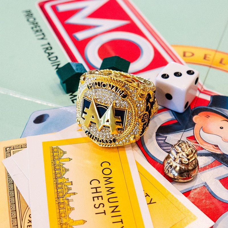 Monopoly Millionaire Mindset Championship Ring