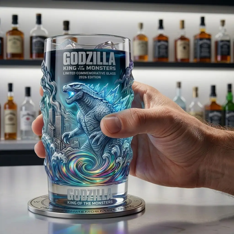 Godzilla Sammlerstück Glas
