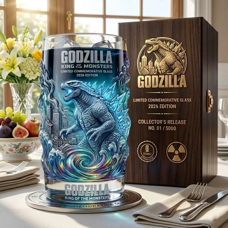 Godzilla Sammlerstück Glas