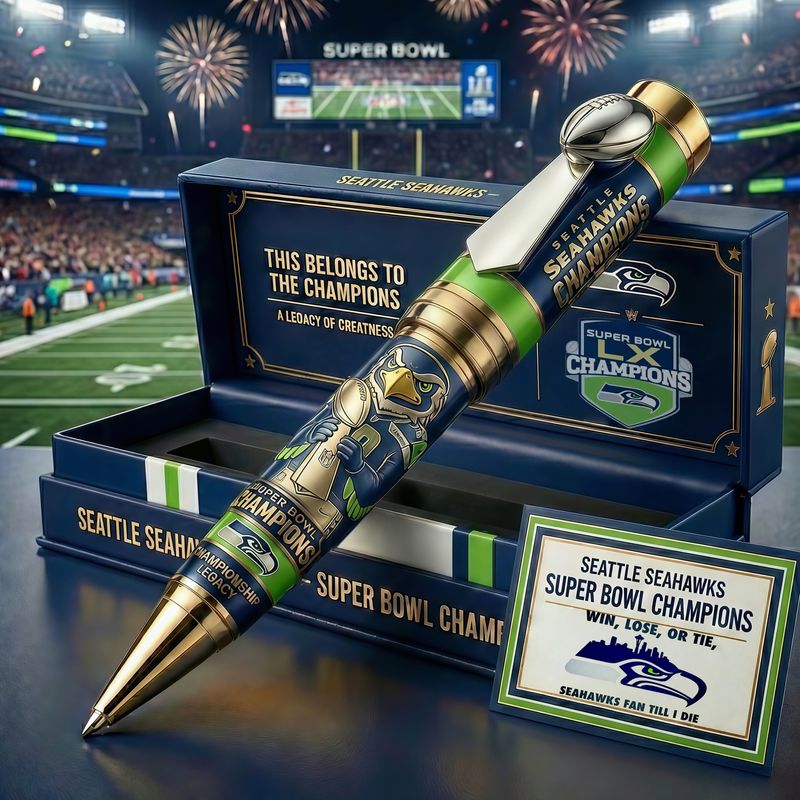 🏆Seattle Seahawks-Gedenk stift der Super Bowl Champions Championship