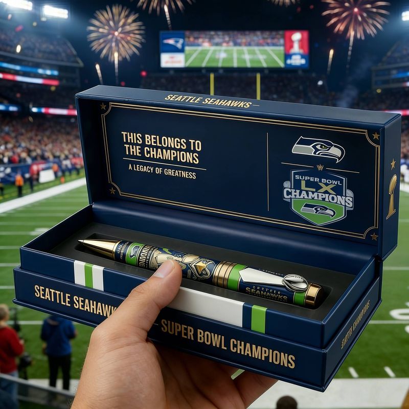 🏆Seattle Seahawks-Gedenk stift der Super Bowl Champions Championship