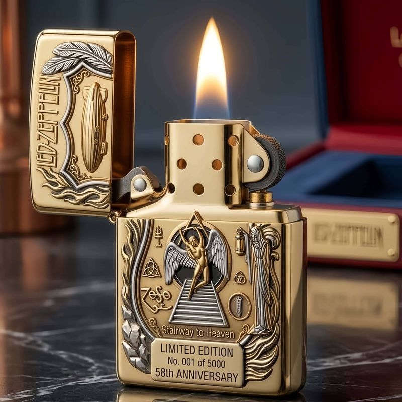 Led Zeppelin 58. Jubiläum Collector's Edition Feuerzeug