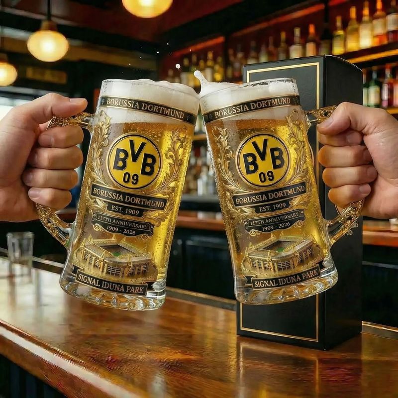 Borussia Dortmund 117. Jubiläums-Sammler-Bierbecher (1909-2026)
