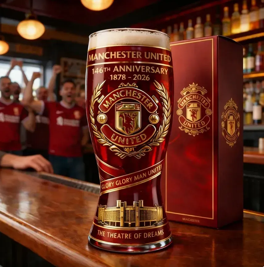 ⚽Fußball verein Jubiläum Collector's Edition Glass erie