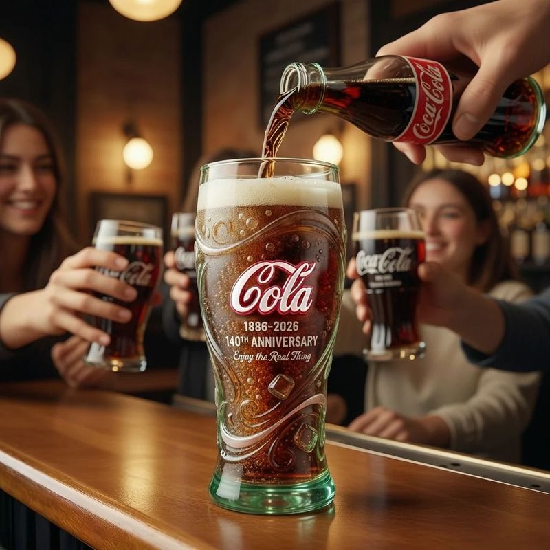 🥤Cola 140th Anniversary Collector's Edition Glas