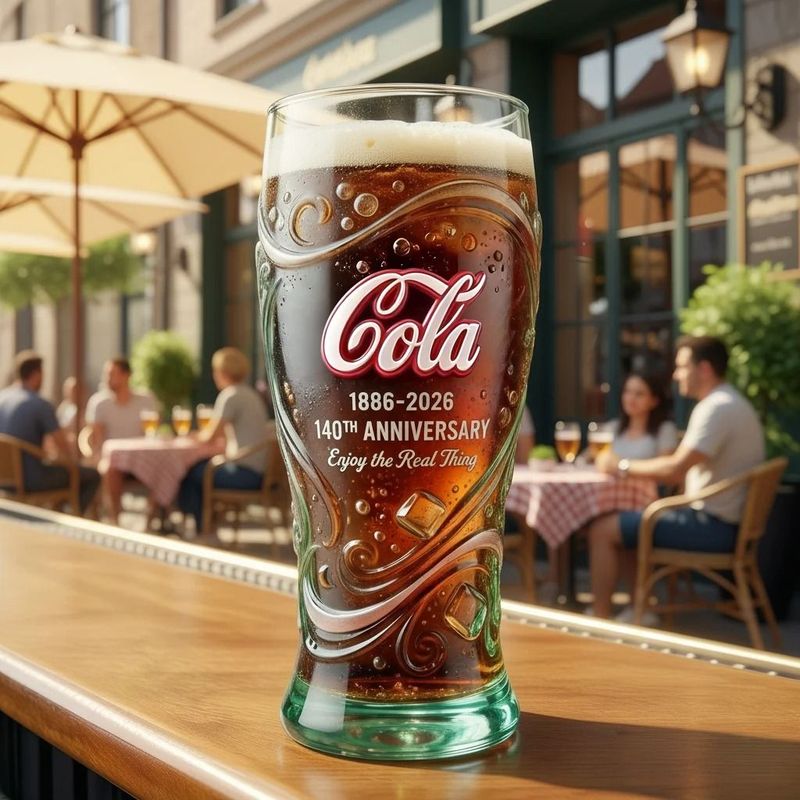 🥤Cola 140th Anniversary Collector's Edition Glas