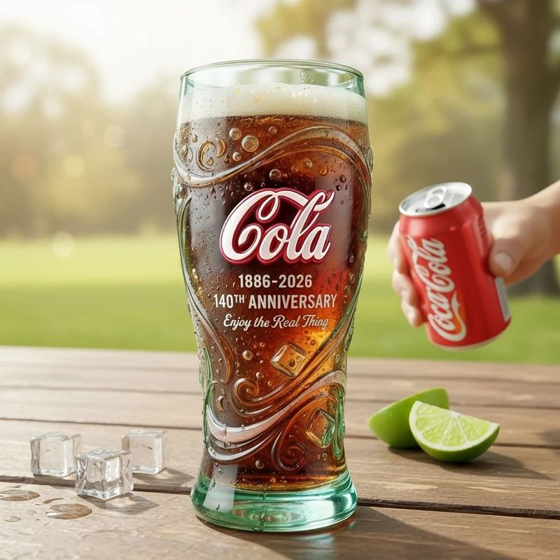 🥤Cola 140th Anniversary Collector's Edition Glas
