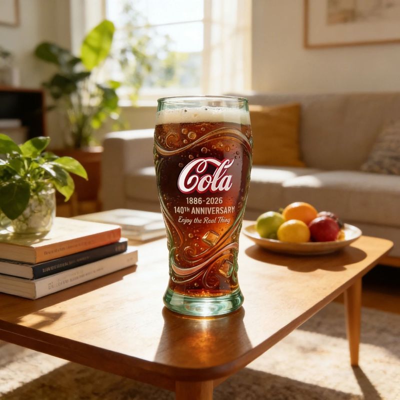🥤Cola 140th Anniversary Collector's Edition Glas
