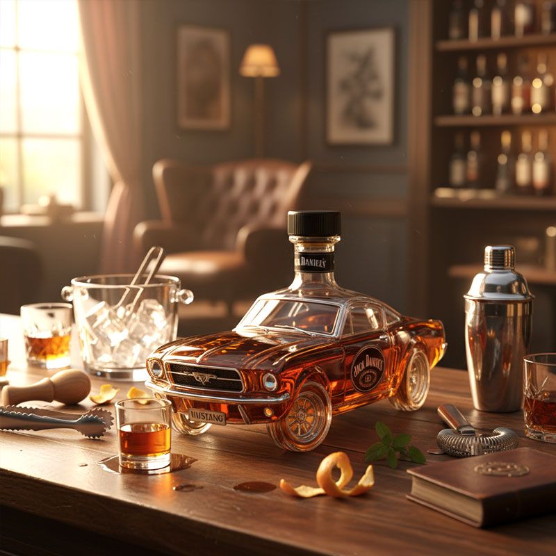 🥃Die Bronco Whiskyflasche