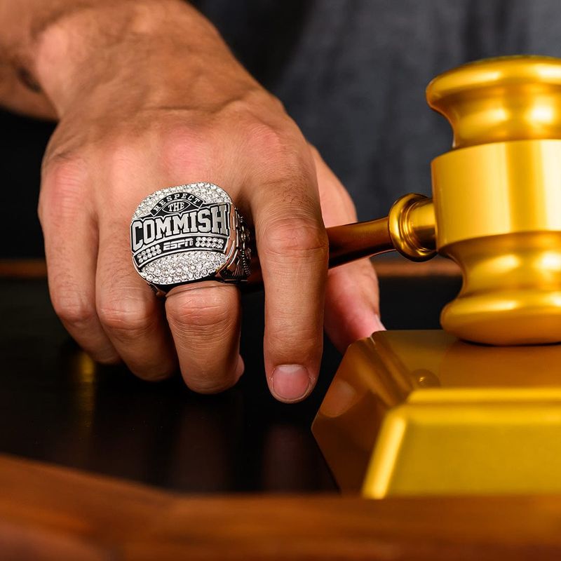 ESPN Respect the Commish Championship Ring